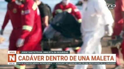 Analista en seguridad se refiere al caso del cadáver dentro de una maleta