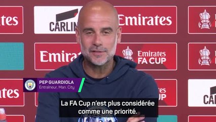 Man. City - Guardiola : "Une fois qu'on est là, on veut le trophée"