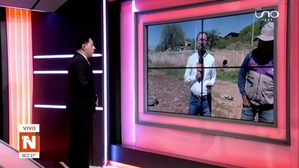 ¡Amarrada y abandonada! Una yegua fue dejada en pleno río Rocha en Cochabamba