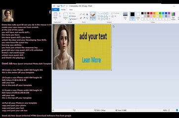 Emma bee cube quest 01 can you do it the Photo Edit Template 02