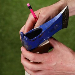 DIY wooden axe handle!