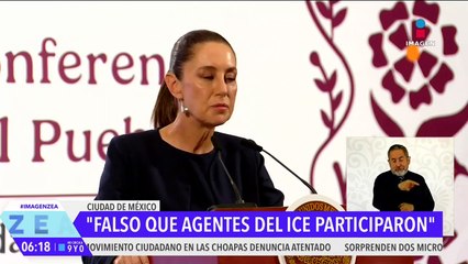 Sheinbaum niega que ICE participara en operativo para desmantelar laboratorios clandestinos