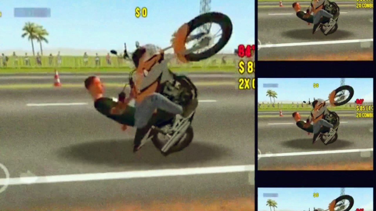 Moto wheelie 3D