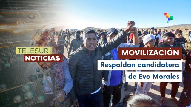 Seguidores de Evo Morales se movilizan a la ciudad de La Paz