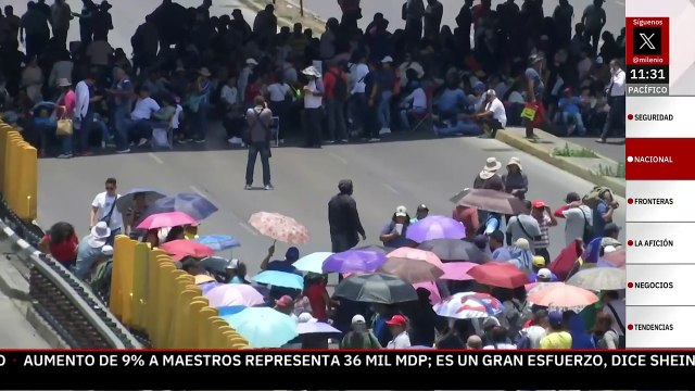 Maestros de la CNTE bloquean vialidades en CDMX, causando problemas de tránsito