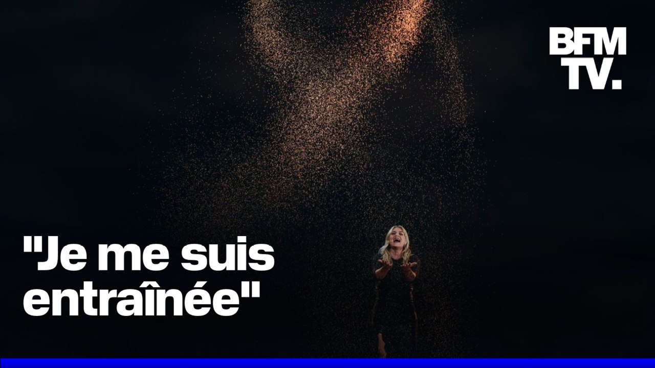 "J'en ai toujours dans la bouche": Louane raconte comment elle chante sous du faux sable à l'Eurovision