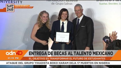 Entrega de becas al talento mexicano; el objetivo es transformar el futuro de estudiantes