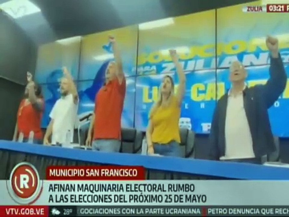 Zulianos invitan al pueblo venezolano a participar en los comicios electorales del 25 de mayo