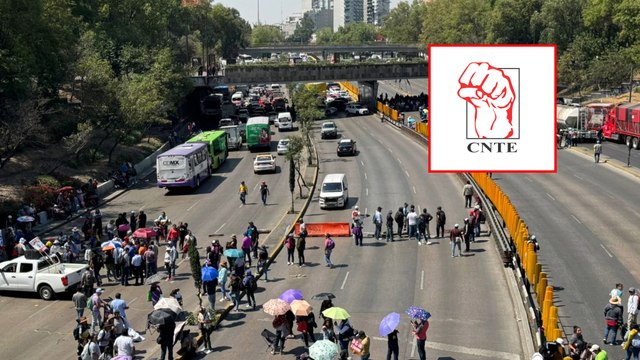 CDMX: Cierres en diferentes partes de la capital mexicana alteran circulación por maestros de la CNTE