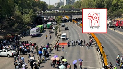 CDMX: Cierres en diferentes partes de la capital mexicana alteran circulación por maestros de la CNTE