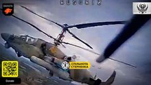 우크라이나 드론, 러시아 Ka-52 헬기 격추: 쿠르스크 지역 공격 영상 공개
