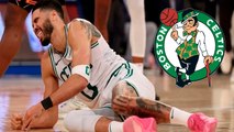 Jayson Tatum recibe mensajes de apoyo de la afición de los Celtics