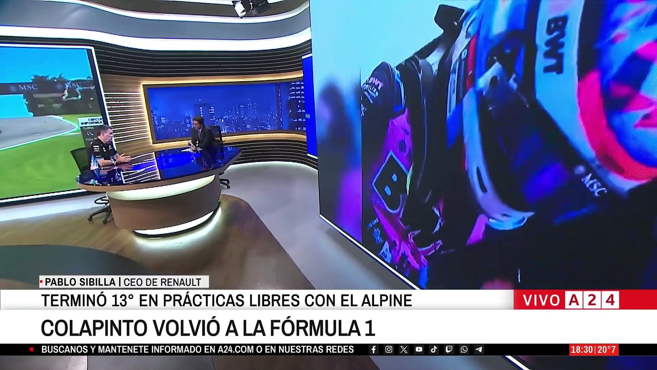 🏎️ FRANCO COLAPINTO VOLVIÓ DE LA MANO DE ALPINE A LA FÓRMULA 1