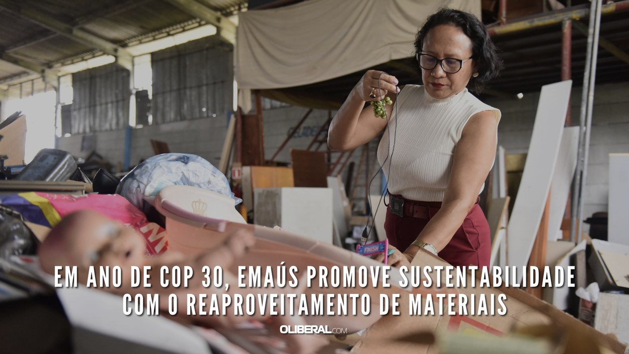 Em ano de COP 30, Emaús promove sustentabilidade com o reaproveitamento de materiais