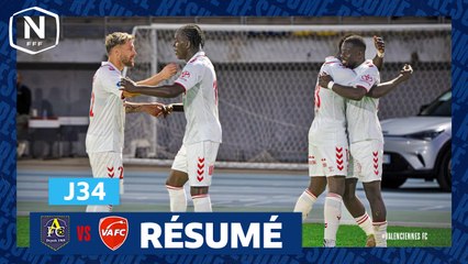 J34 I Aubagne FC – Valenciennes FC (0-3)