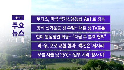 [YTN 실시간뉴스] 무디스, 미국 국가신용등급 'Aa1'로 강등 / YTN