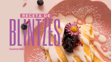 Receta de blintzes rellenos de queso para compartir