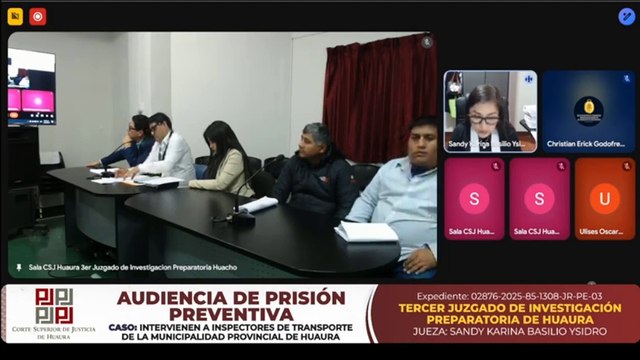 Dictan nueves meses de prisión preventiva contra inspectores municipales por solicitar coima