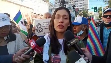 Adriana Salvatierra sobre marcha evista: Tener combustible, petardos y máscaras antigas no prueba de ningún delito
