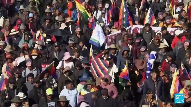 Manifestaciones en Bolivia en apoyo al expresidente Evo Morales
