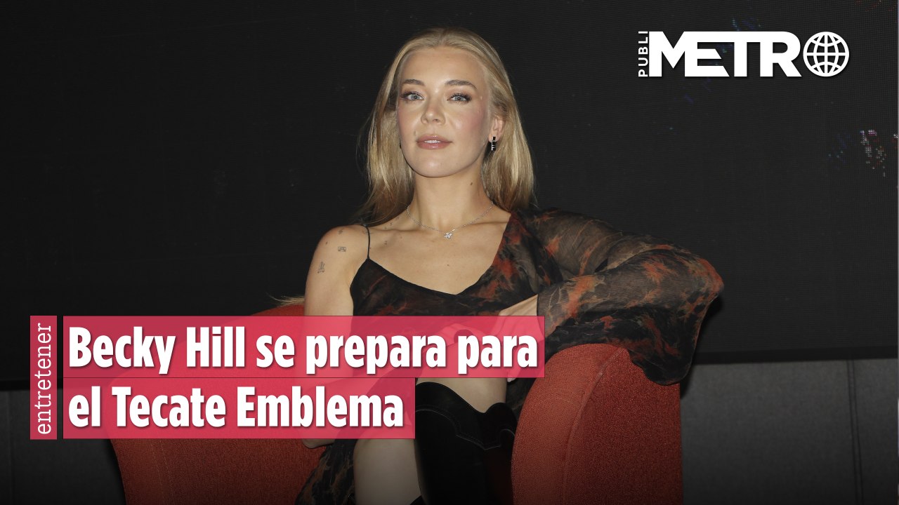 Becky Hill se prepara para encender al público mexicano en el Tecate Emblema
