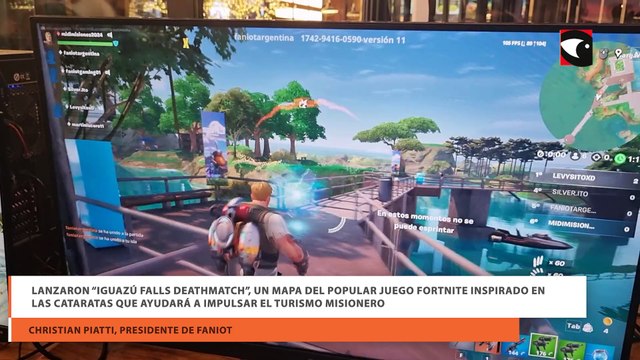 Lanzaron “Iguazú Falls Deathmatch”, un mapa del popular juego Fortnite inspirado en las Cataratas que ayudará a impulsar el turismo misionero