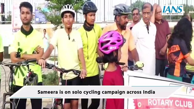 Meet enthusiast mountaineer Sameera Khan who embarks on solo cycling campaign for Women Empowerment