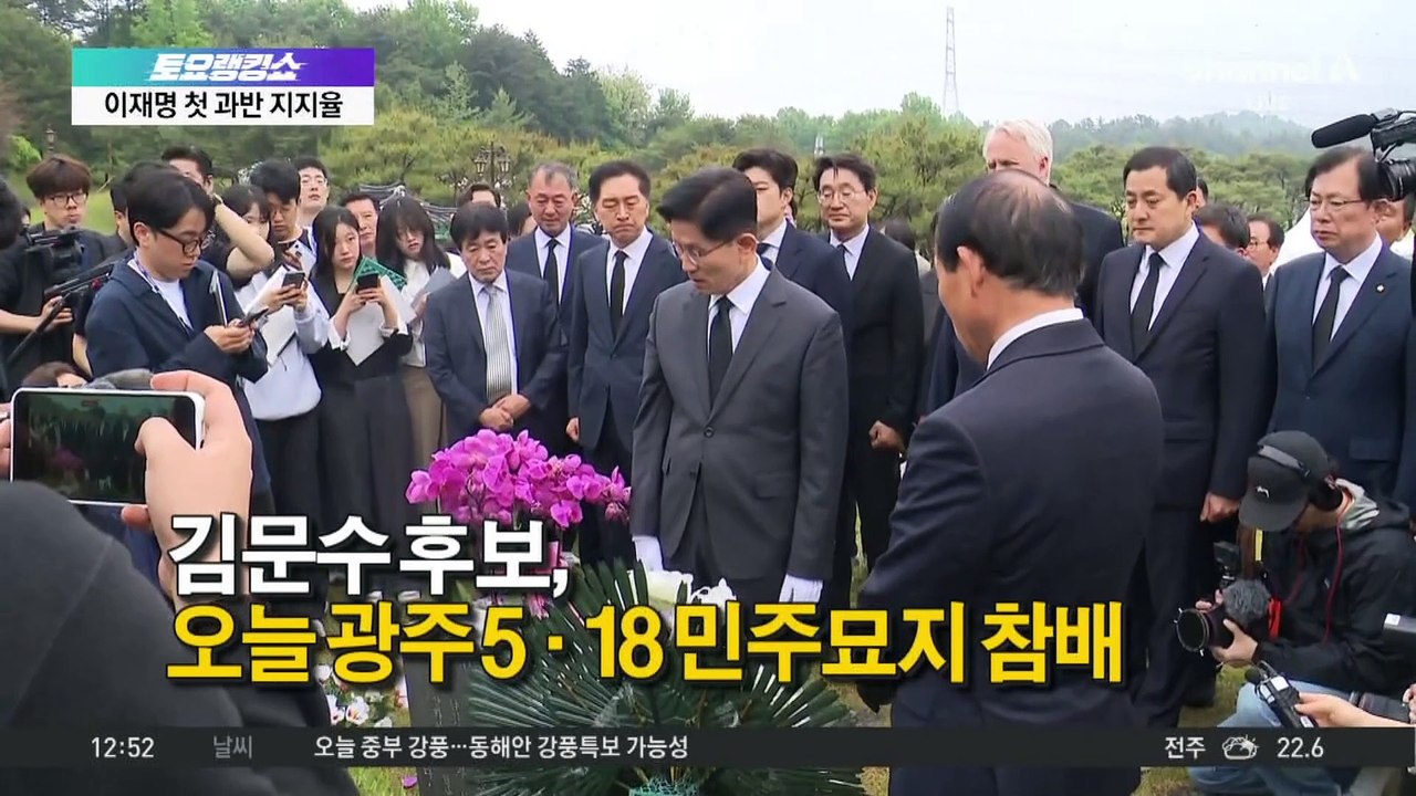 이재명-김문수 나란히 호남행…金, 5·18 전야제 불참