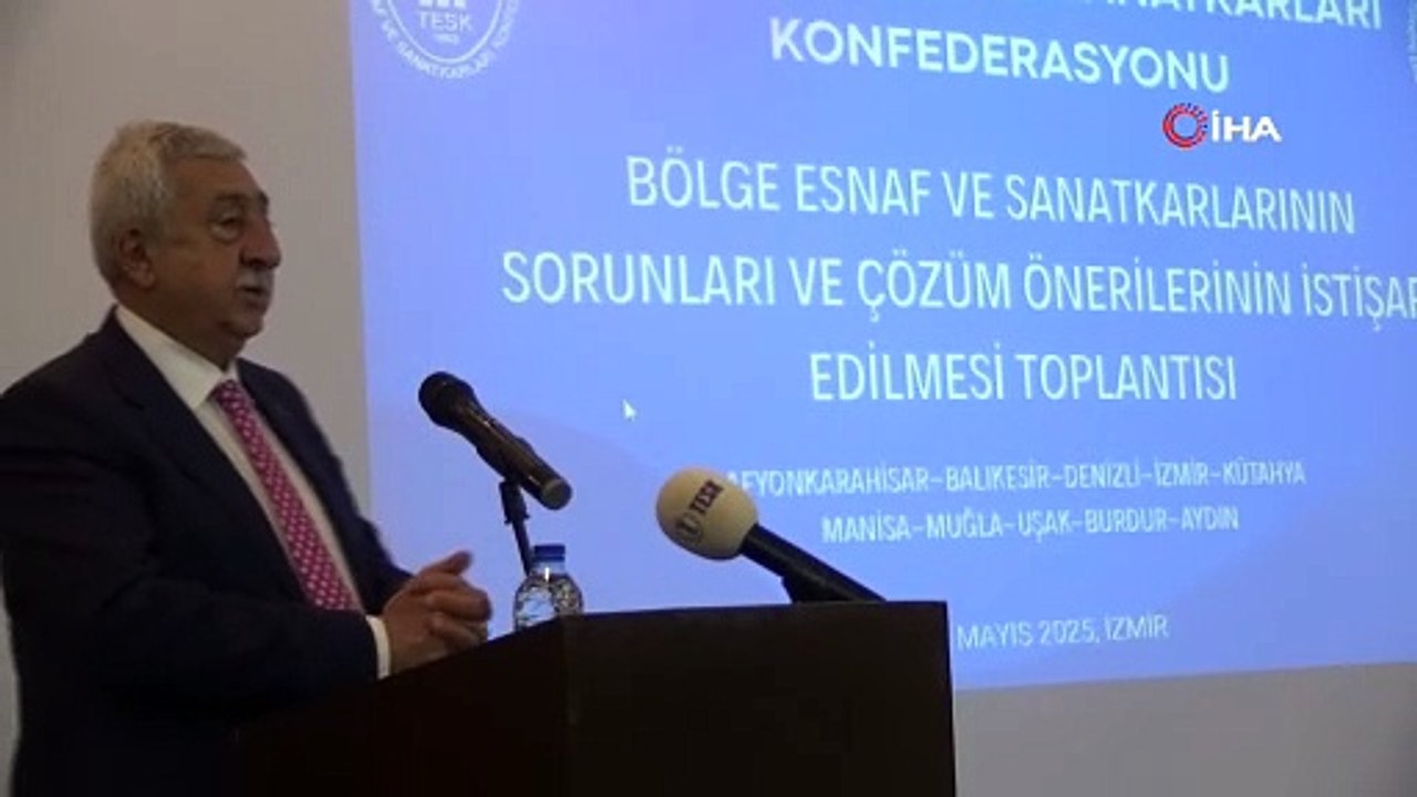 Esnafın sorunları İzmir’de masaya yatırıldı