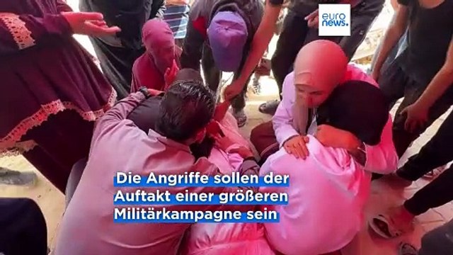 Mehr als 100 Tote nach massiven israelischen Luftangriffen auf den Gazastreifen