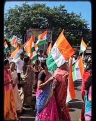 माजी सैनिकांच्या उपस्थितीत भाजपची तिरंगा पदयात्रा निघाली...