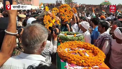 शहीद लांस नायक मनोज फोगाट पंचतत्व में विलीन, 5 साल के मासूम बेटे प्रिंस ने दी मुखाग्नि, परिवार का रो-रोकर बुरा हाल