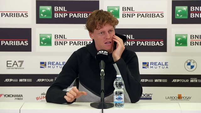 Tennis - Rome 2025 - Jannik Sinner : It's great to play against Carlos Alcaraz before Roland-Garros