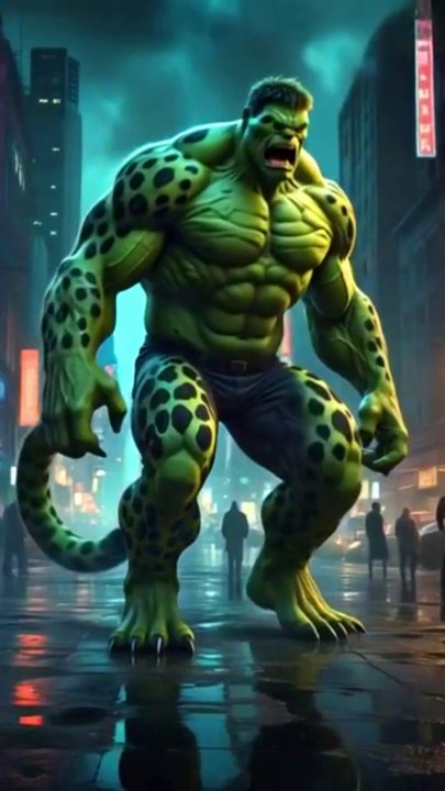 Hulk Fusion with Animals, an amazing hybrid fusion