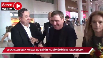 Efsaneler UEFA Kupası zaferinin yıl dönümü için İstanbul’da