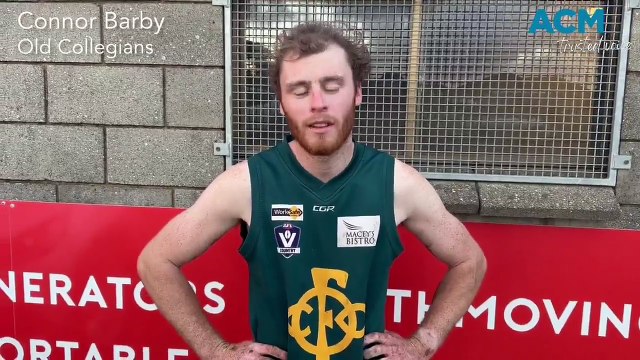 WDFNL footy: Connor Barby, Old Collegians