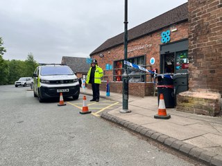 A break-in at the Co-op in Priorslee