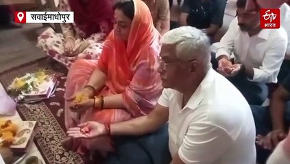 केंद्रीय मंत्री शेखावत का सवाईमाधोपुर दौरा, गणेशजी की पूजा अर्चना की, रणथंभौर में देखी बाघों की अठखेलियां