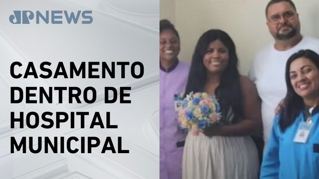 Noiva é hospitalizada e casamento é celebrado dentro de hospital no Rio de Janeiro