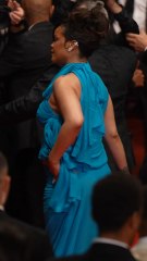 Rihanna presume en Cannes junto a A$AP Rocky de su tercer embarazo