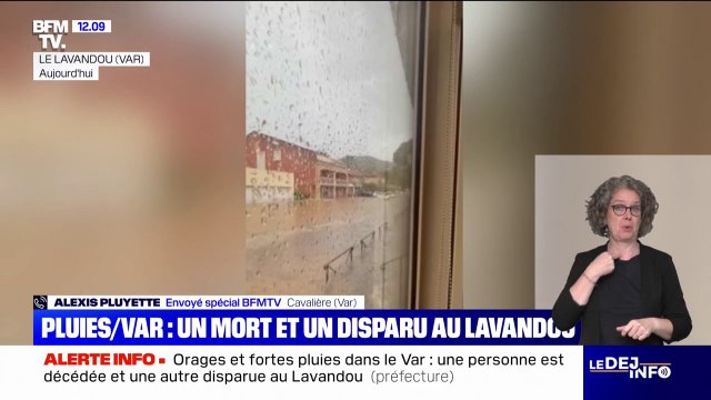 Inondations dans le Var: une cinquantaine de campeurs confinés à Cavalière