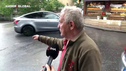 Üsküdar'da İETT otobüsünden yola dökülen mazot kazalara neden oldu: Çok sayıda araç birbirine girdi