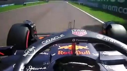 Tsunoda Massive Crash Airborne Qualif 1 Imola 2025