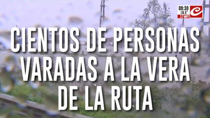 El drama de los conductores que fueron sorprendidos por el temporal