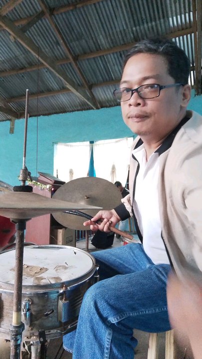 Playing old broken busted drums in an unpredictable time signatures 😄.