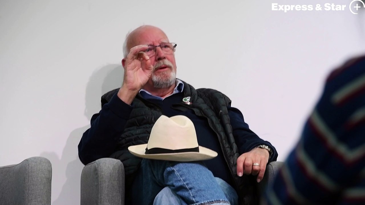 Pop music legend and President of the Railway Benefit Fund Pete Waterman talks about the importance of the RBF as he visits the Very Light Rail National Innovation Centre, Dudley.