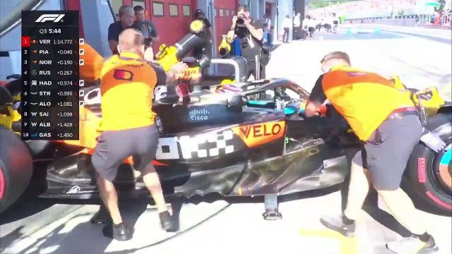 La declaración de Colapinto tras el choque en Imola