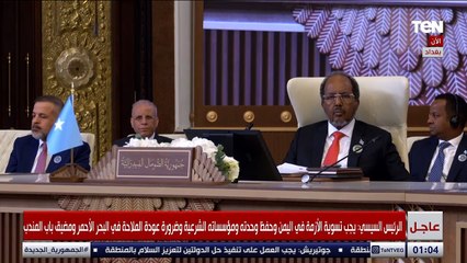 خلال القمة العربية ببغداد.. شاهد رسالة الرئيس السيسي إلى العالم بشأن غزة