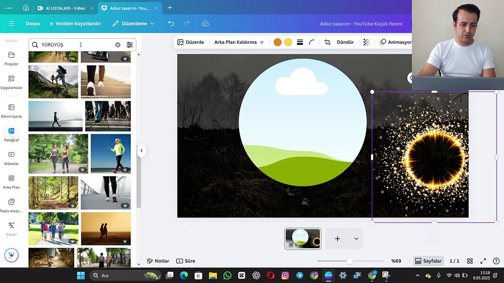 Fotoğrafın İçine Portal Açtım! _ Canva’da Sihirli Efekt Nasıl Yapılır_