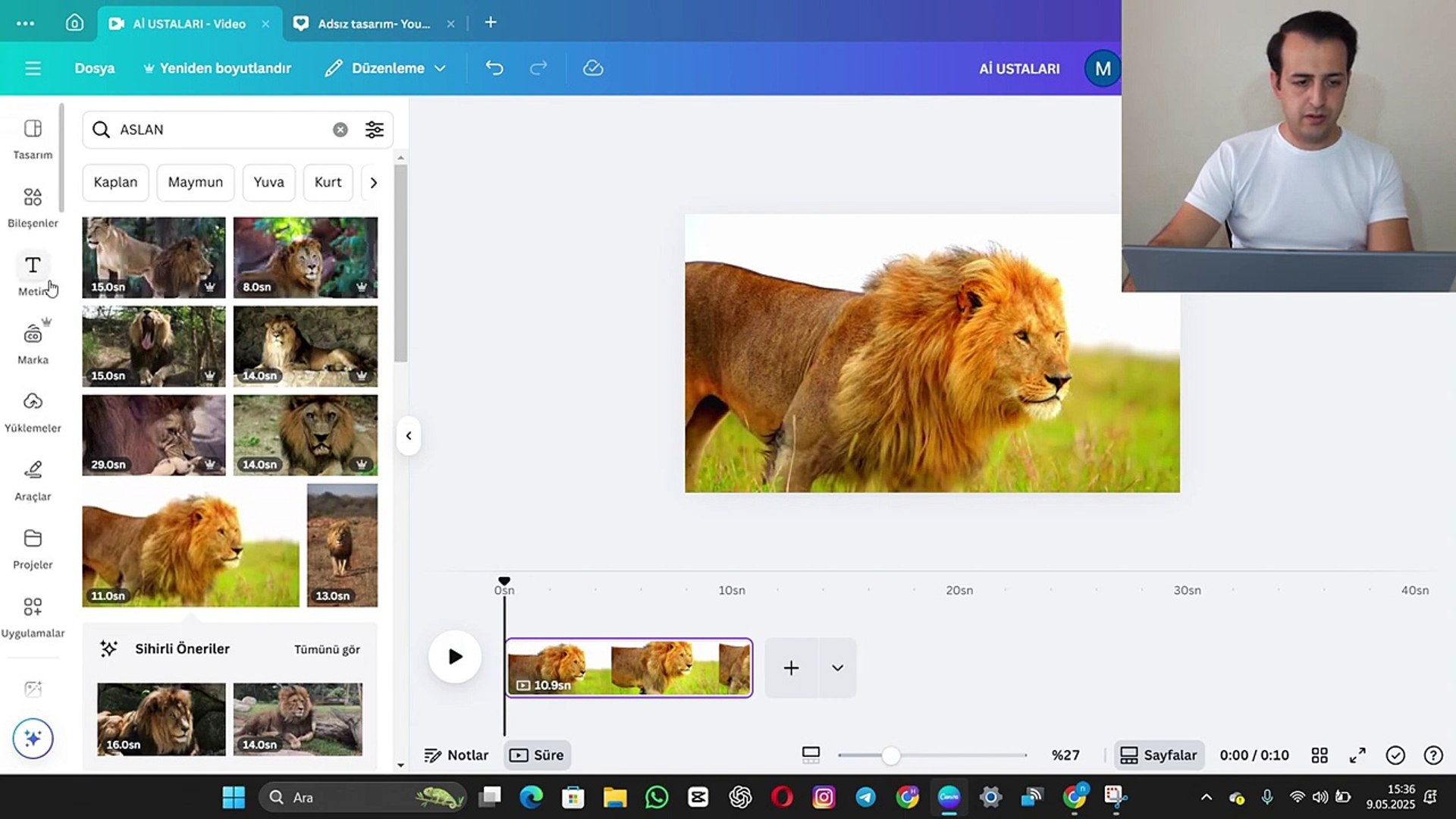 🚨 ŞOK EDİCİ Canva Hilesi! Yazının İçinden Geçen Sinematik Zoom Efekti! (1 Dakikada Öğren!)